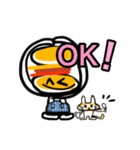 サラサバーガーのバーガーヘッドくん！（個別スタンプ：13）
