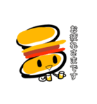 サラサバーガーのバーガーヘッドくん！（個別スタンプ：22）