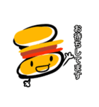 サラサバーガーのバーガーヘッドくん！（個別スタンプ：24）