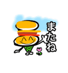 サラサバーガーのバーガーヘッドくん！（個別スタンプ：33）