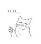 万事が面倒な猫（個別スタンプ：17）