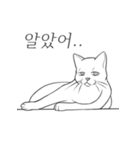 万事が面倒な猫（個別スタンプ：26）