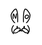 うさぎさんが友達になってあげます（個別スタンプ：5）