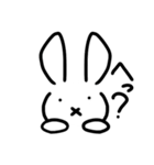 うさぎさんが友達になってあげます（個別スタンプ：6）