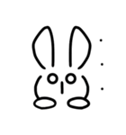 うさぎさんが友達になってあげます（個別スタンプ：14）