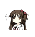 あくの3姉妹とその保護者（個別スタンプ：1）