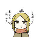 あくの3姉妹とその保護者（個別スタンプ：3）