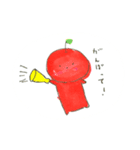 りんご人間  思春期こころのさけび編（個別スタンプ：5）