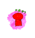 りんご人間  思春期こころのさけび編（個別スタンプ：7）
