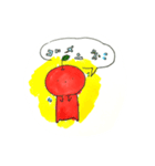 りんご人間  思春期こころのさけび編（個別スタンプ：8）