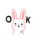 私の白いウサギ（個別スタンプ：3）