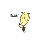 大きな頭の動物（個別スタンプ：1）