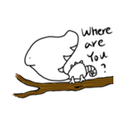 大きな頭の動物（個別スタンプ：13）