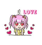 悪魔ナタリアちゃん と 天使T3君（個別スタンプ：4）