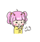 悪魔ナタリアちゃん と 天使T3君（個別スタンプ：6）