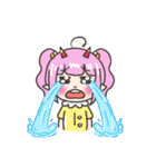 悪魔ナタリアちゃん と 天使T3君（個別スタンプ：9）