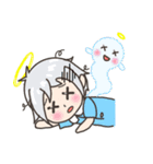 悪魔ナタリアちゃん と 天使T3君（個別スタンプ：15）