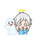 悪魔ナタリアちゃん と 天使T3君（個別スタンプ：17）