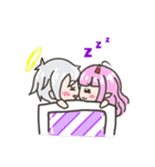 悪魔ナタリアちゃん と 天使T3君（個別スタンプ：30）