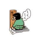 働く「すすむくん」スタンプです。（個別スタンプ：3）