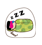 働く「すすむくん」スタンプです。（個別スタンプ：5）