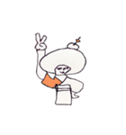 多毛小顔（個別スタンプ：4）