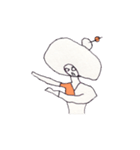 多毛小顔（個別スタンプ：19）