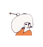 多毛小顔（個別スタンプ：26）