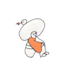 多毛小顔（個別スタンプ：37）