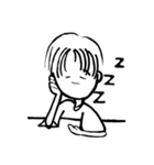 ふつうの男の子。（個別スタンプ：1）
