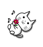 花ねこスタンプ（個別スタンプ：10）