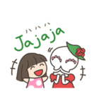 カラベラ子ちゃんのスペイン語＆日本語（個別スタンプ：22）
