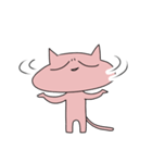 煽るピンク猫（個別スタンプ：31）
