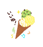 かき氷＆アイスクリーム（個別スタンプ：3）