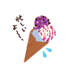 かき氷＆アイスクリーム（個別スタンプ：4）