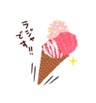 かき氷＆アイスクリーム（個別スタンプ：5）