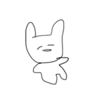 表情が豊かなうさぎさん（個別スタンプ：3）