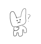 表情が豊かなうさぎさん（個別スタンプ：5）