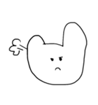 表情が豊かなうさぎさん（個別スタンプ：6）