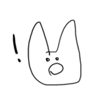 表情が豊かなうさぎさん（個別スタンプ：10）