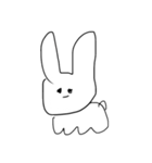 表情が豊かなうさぎさん（個別スタンプ：16）