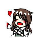 創作ちゃんスタンプ 絵描き（個別スタンプ：7）