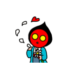 平森さんと灰井くん 其の二(秋バージョン)（個別スタンプ：3）