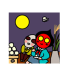 平森さんと灰井くん 其の二(秋バージョン)（個別スタンプ：5）