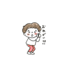 ほっこりこどもスタンプ②（個別スタンプ：18）