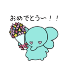 ぞうさんといっしょ♪②（個別スタンプ：3）