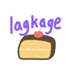 ケーキ (世界の言語 ver.)（個別スタンプ：12）