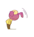白いうさぎくんと残りの4匹（個別スタンプ：2）