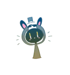 白いうさぎくんと残りの4匹（個別スタンプ：14）