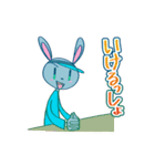 白いうさぎくんと残りの4匹（個別スタンプ：17）